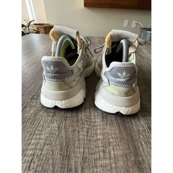 Adidas Originals Nite Jogger Sneakers Triple White 3M project Men’s 6.5 Women’s - Picture 4 of 9